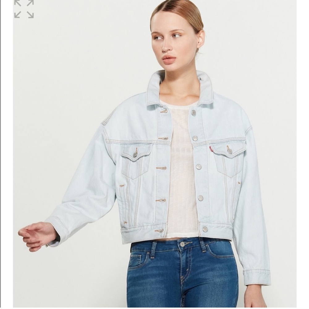 Levi’s Premium Slouch Trucker Denim Jacket, S